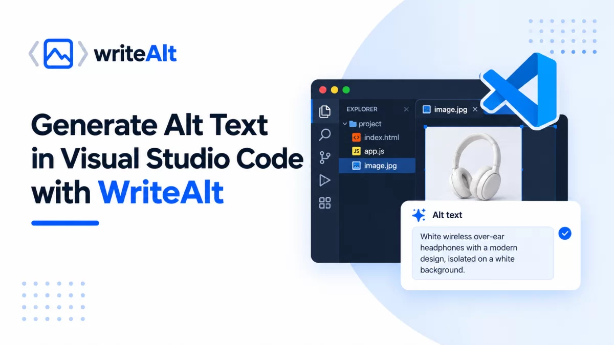 Generate Alt Text in Visual Studio Code with WriteAlt